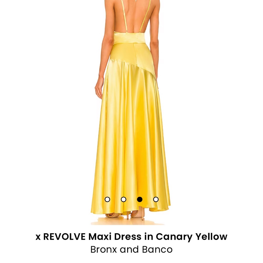 Yellow Bronx and Banco dress. Only used once. size 2. perfect condition.